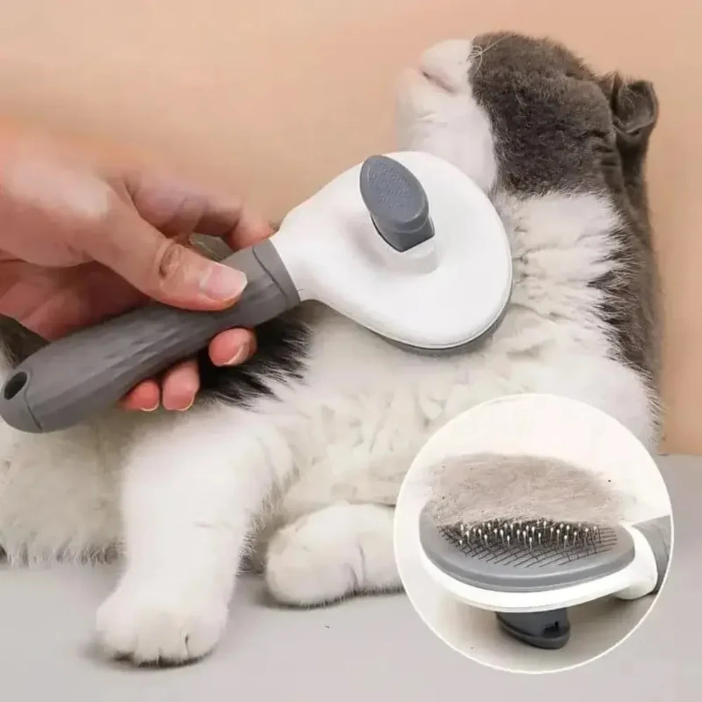 Self Cleaning Pet Grooming Brush